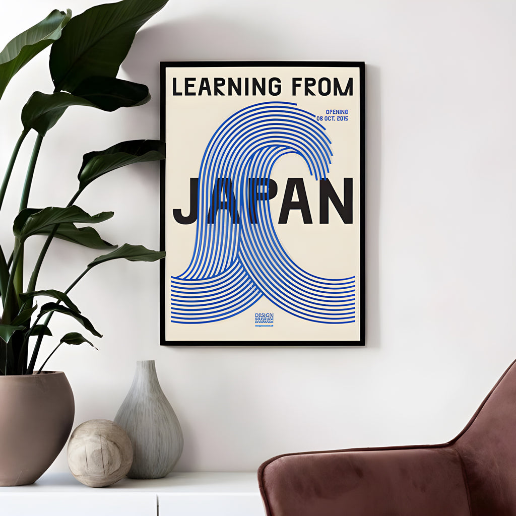 Póster Japan Geometry