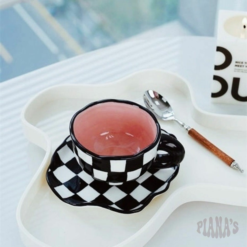 Taza Rosa Cuadros