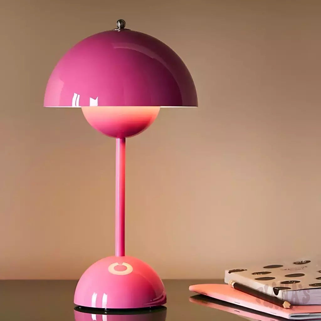 Lámpara Saturno Retro Pink