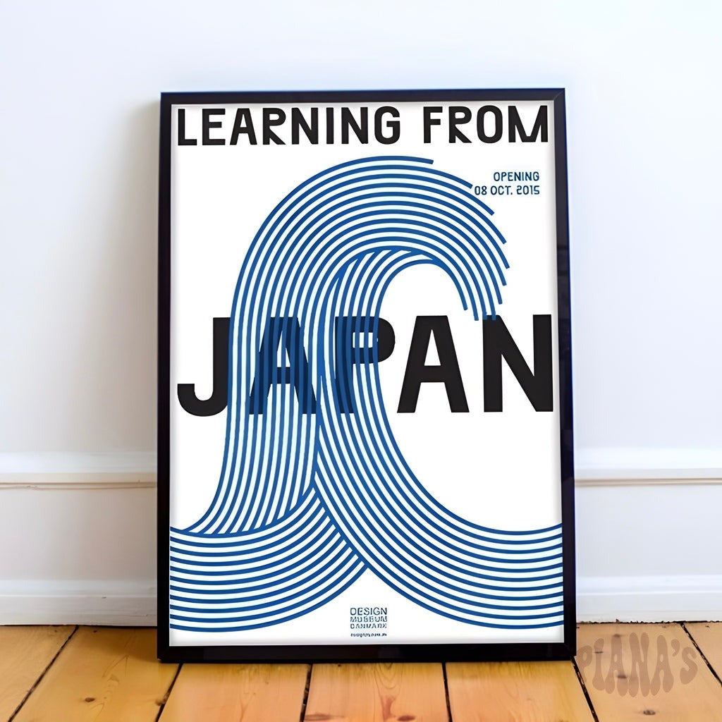 Póster Japan Geometry