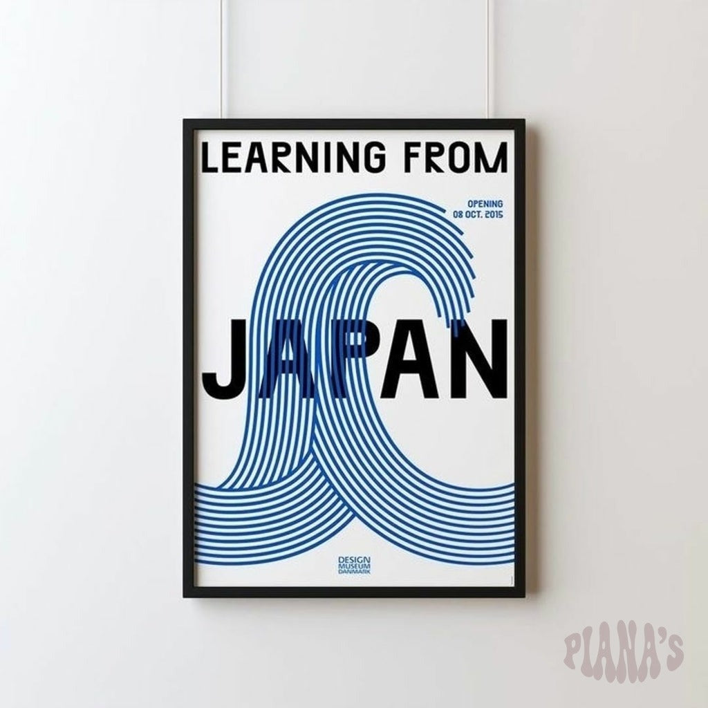 Póster Japan Geometry