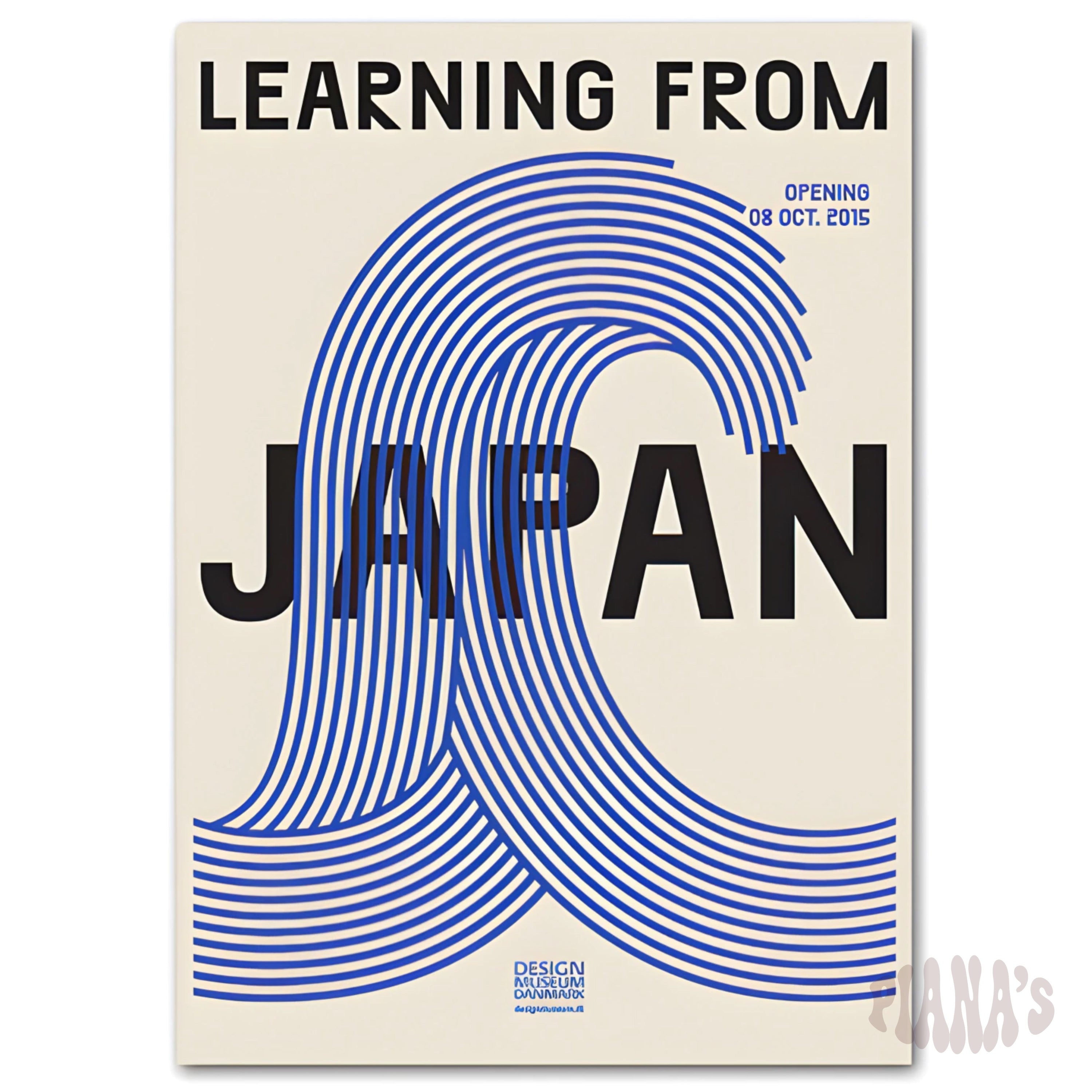 Póster Japan Geometry