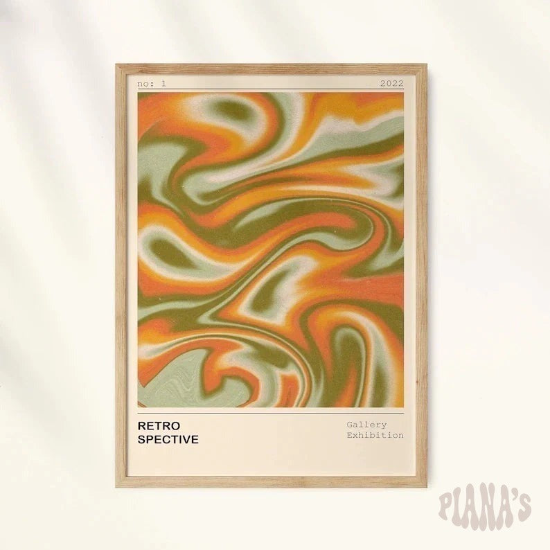 Póster Retro Spective