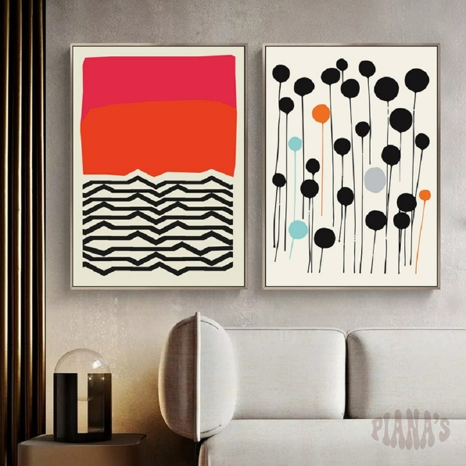 Pósteres Geometric Multicolor