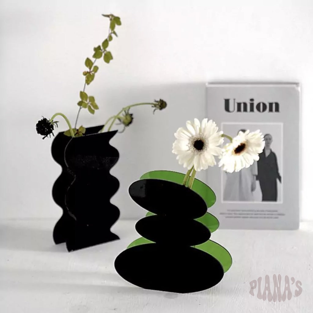Florero Curve Black